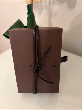 Louis Vuitton Brown Box with Dark Brown Ribbon